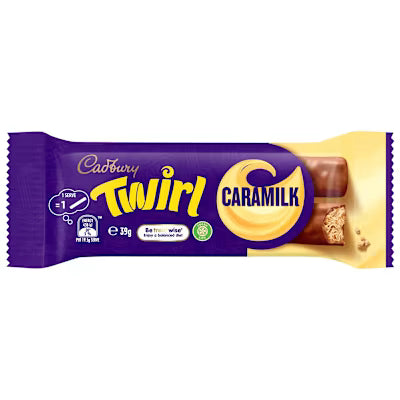 Cadbury Caramilk Twirl 2019 39g X 42 X 6