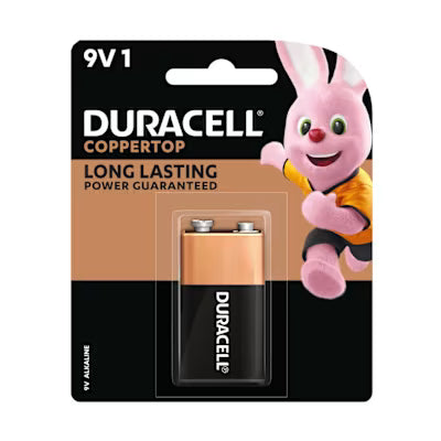 Duracell Coppertop Batteries 9v 1 Pack 1ea X 12 X 4