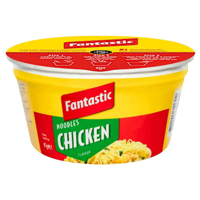 Fantastic Medium Bowl Noodles Chicken 85g X 12