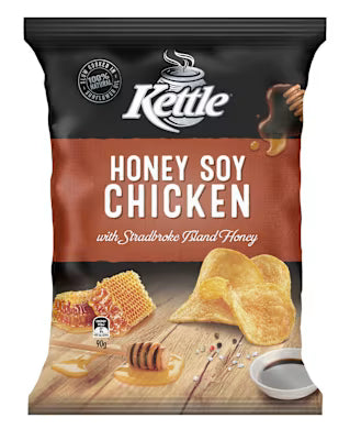 Kettle Potato Chips Honey Soy Chicken 90g X 12