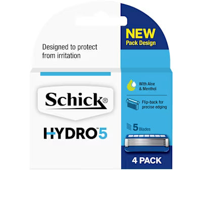 Schick Hydro 5 Blades Refill 4 Pack