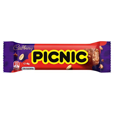 Cadbury Picnic Chocolate Bar 46gx4x25