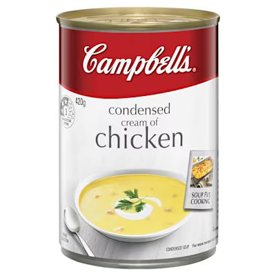 Campbells Condensed Soup Cream Of Chicken 420g X 1