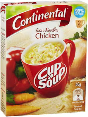 Continental Lots-a-noodles Soup Chicken 60 Gr X 7