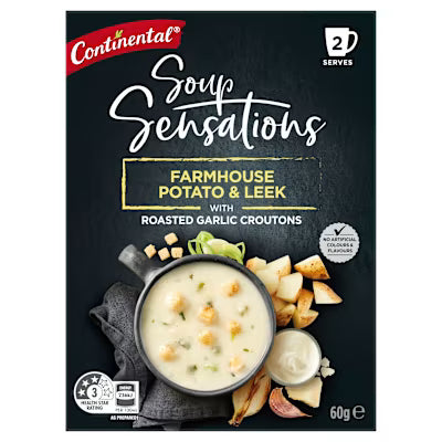 Continental Sensations Soup Farmhouse Potato & Leek 60 Gr X 7