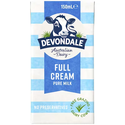 Devondale Longlife Full Cream Milk 150 Ml X 32