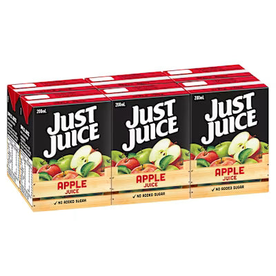 Just Juice Juice Apple Nas 6 X 200 Ml X 4