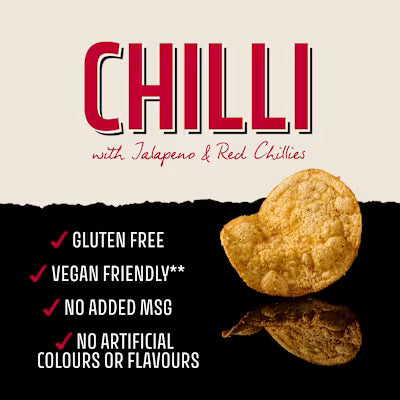 Kettle Potato Chips Chilli 165g X 12