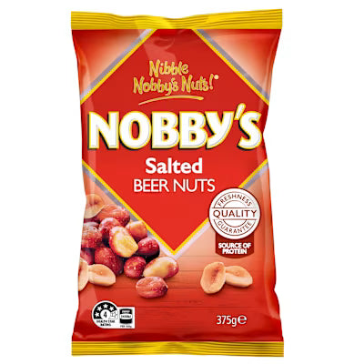 Nobby's Beer Nuts Salted 12 X 375 G