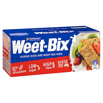 Sanitarium Weet-bix Breakfast Cereal 375g X 24
